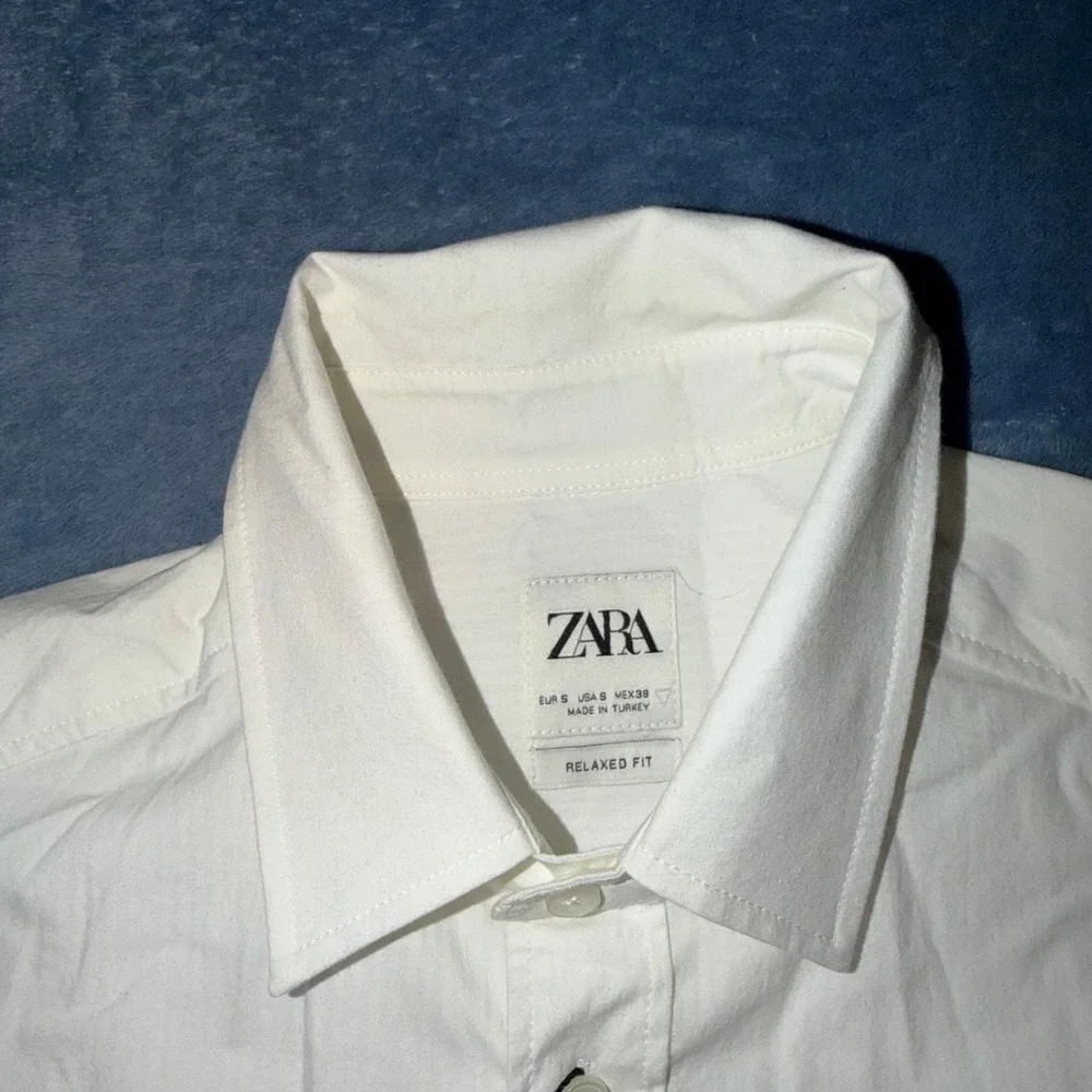 Zara White Button Up Shirt